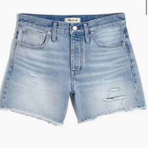 Madewell Relaxed Mid Length Denim Shorts